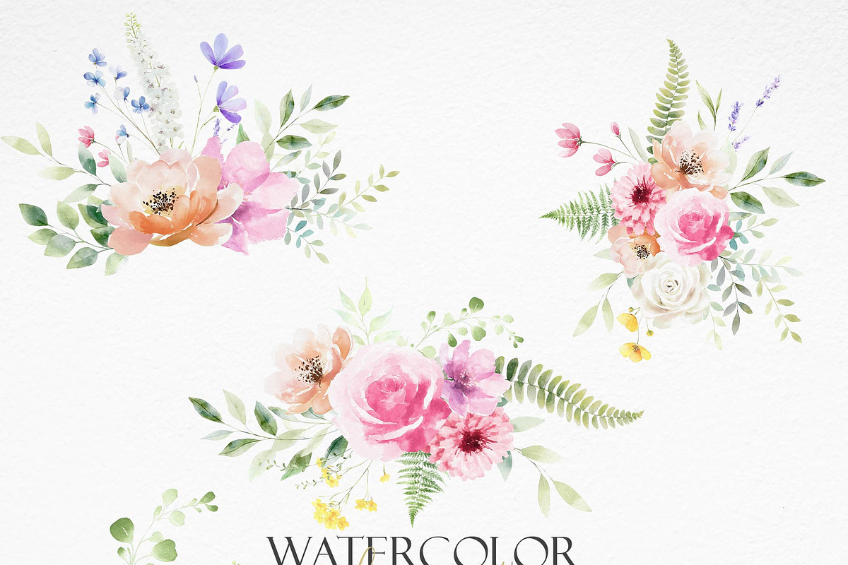 Soft Pastel Spring/Summer Watercolor, a Pattern Graphic by Deckar_art (Photo 5 of 5)