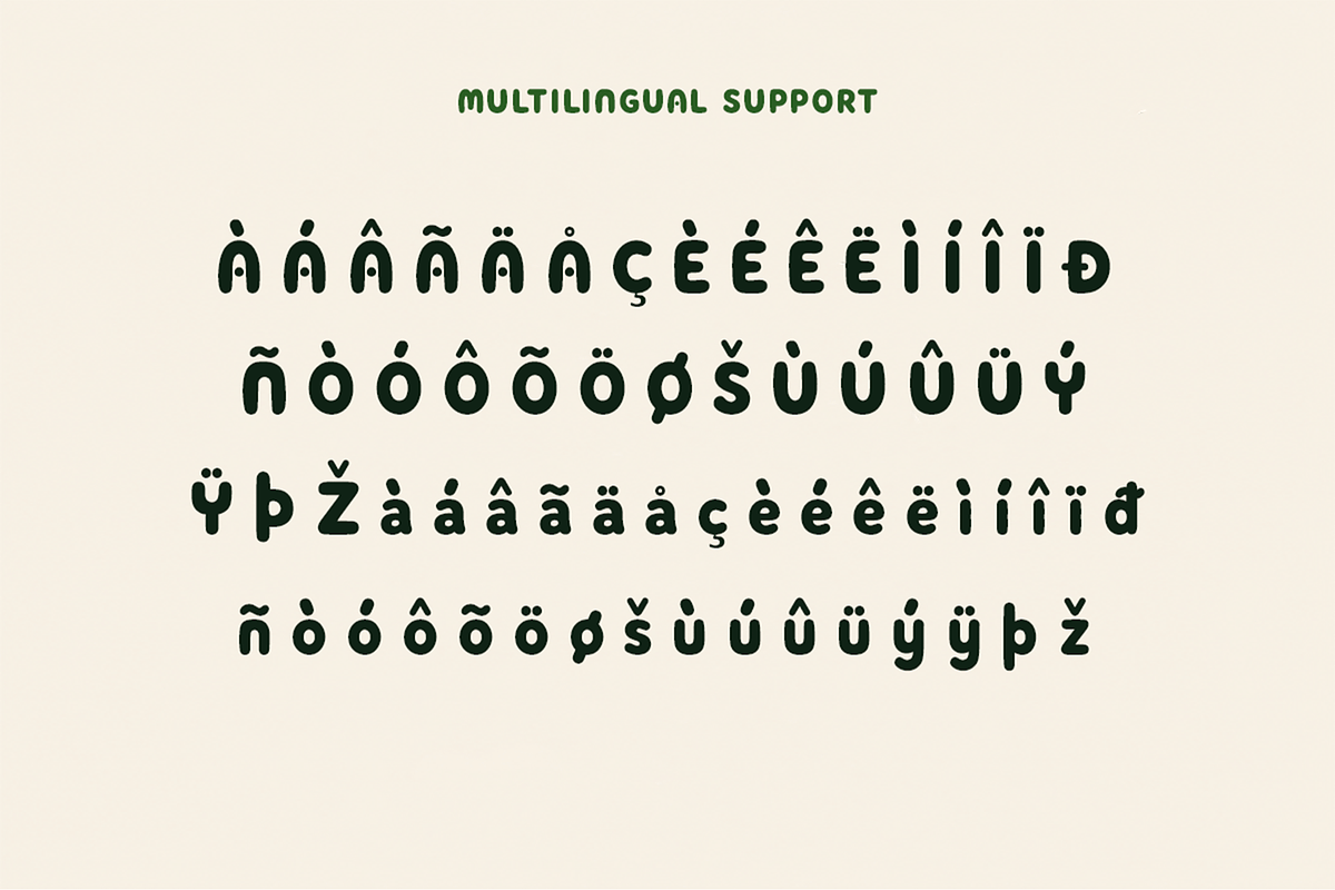 Solvia-Playful Rounded Display Font, a Sans Serif Font by overlaytemplates (Photo 5 of 5)