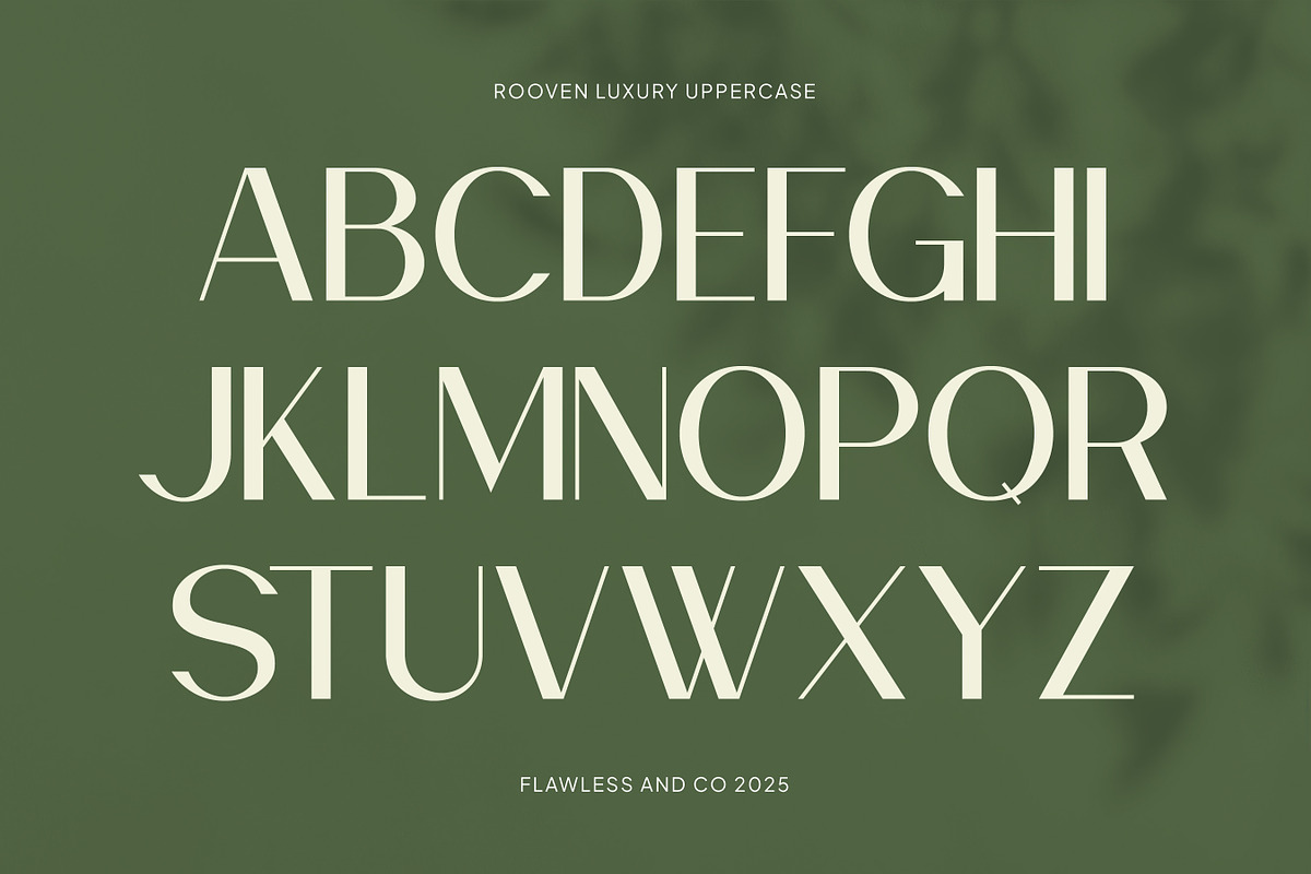 Rooven - Elegant Serif Font, a Serif Font by Flawless And Co (Photo 6 of 10)