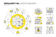 Popularity oil layouts, a Technology Illustration by Vladimir Vihrev (Thumbnail 6 of 10)