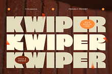 Kwiper - Modern Bold Logo Sans Font