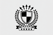Royal Shield Logo Template Vector, an Illustration by Amazin_art (Thumbnail 6 of 18)
