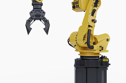 Robot arm grippers for industry., an Industrial Photo by vanitjan