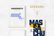 USA State Maps | Posters 3 Styles 1, an Illustration by MaximGertsen (Thumbnail 4 of 8)