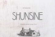 SHUNSINE, a Sans Serif Font by Roni Studio (Thumbnail 1 of 5)