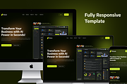 Aixus, SaaS Technology HTML Template, a HTML Template by TNCFlow (Thumbnail 2 of 5)