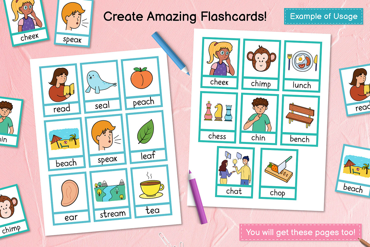Phonics Objects Collection, an Education Illustration by Gulnara Sabirova (Photo 16 of 26)
