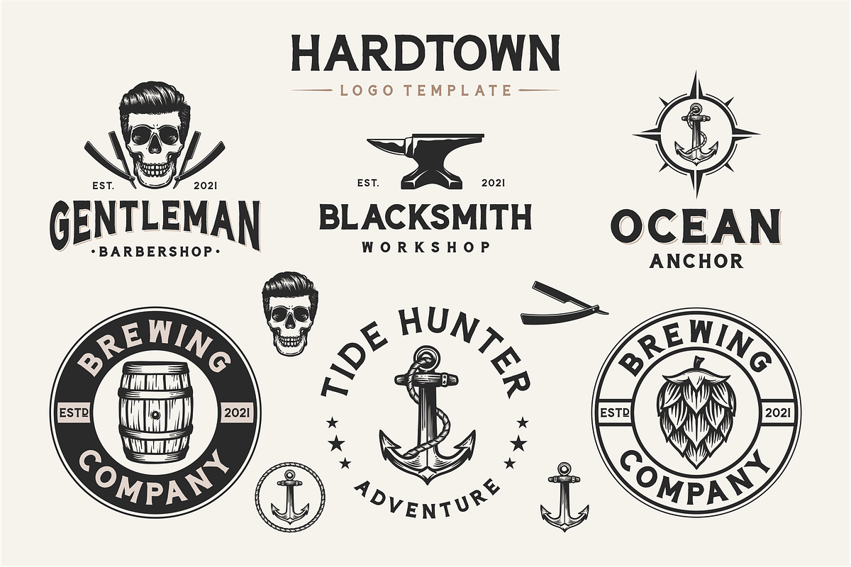 Hardtown a Vintage Sans Serif Font, a Sans Serif Font by Vilogsign (Photo 8 of 9)