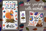 Cute forest  animals set, an Animal Illustration by yana.fefelova (Thumbnail 3 of 5)