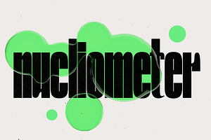 Nucliometer Font