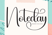 Noteday | Script Font