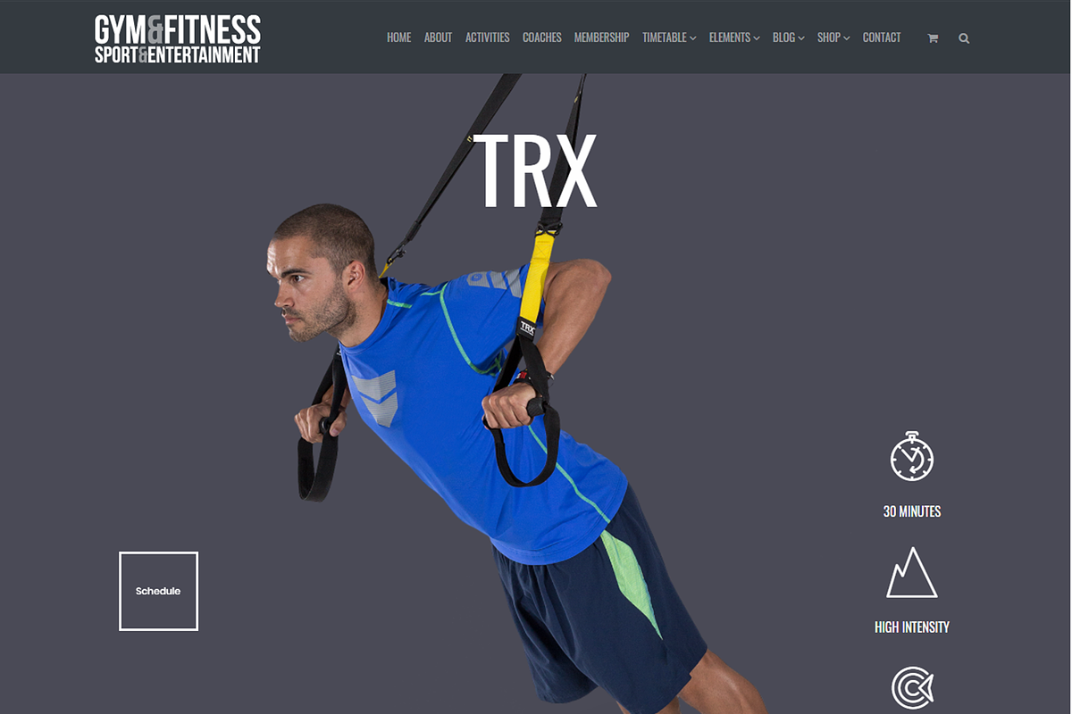 Gym & Fitness WordPress Theme, a WordPress Template by Visualmodo (Photo 23 of 25)