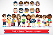 Children Back To School, an Education Illustration by Kakigori Studio (Thumbnail 1 of 3)