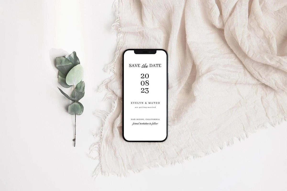 Save Our Date Text Message, an Invitation Template by LucaTheme (Photo 1 of 5)