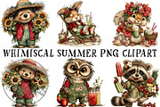 Whimsical Summer PNG Clipart, a Seasonal Illustration by OK Design (Thumbnail 2 of 6)