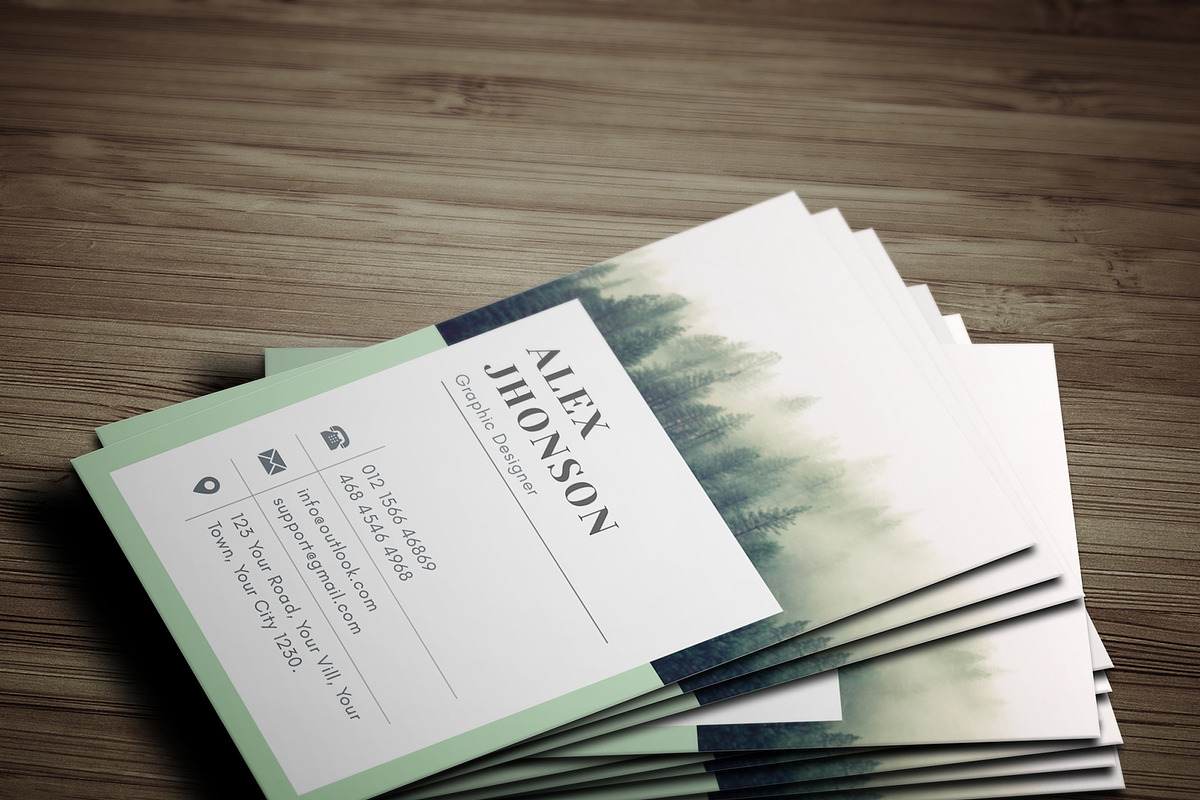 Business Card, a Business Card Template by TelaTemplates (Photo 7 of 8)