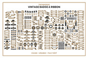 1200 Vintage Badge & Objects, a Branding & Logo Template by Toonsteb (Thumbnail 13 of 20)