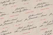Manowe - Hand Drawn Display Font, a Handwritten Font by Nollev (Thumbnail 5 of 11)