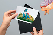 Cute Dragons - Clip Art Set, an Animal Illustration by Mashamashastu (Thumbnail 7 of 10)