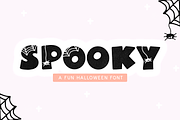 Spooky | Fun Halloween Font, a Font by KA Designs (Thumbnail 1 of 10)