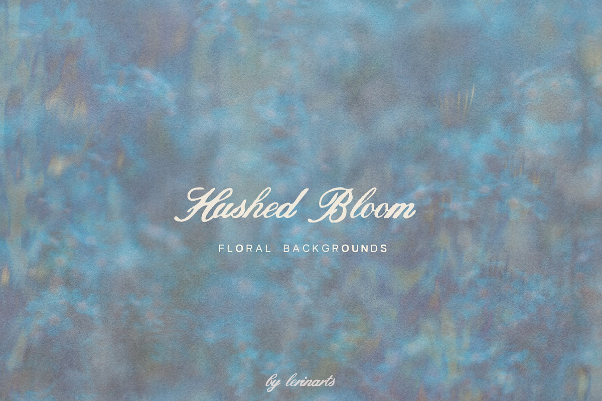 Hushed Bloom - Floral Backgrounds, a Texture Graphic by lerinartstudio (Photo 13 of 13)