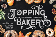 VT BASARO - Vintage Display, a Sans Serif Font by ViactionType (Thumbnail 5 of 9)