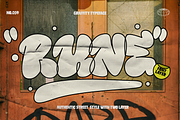 Rune - Authentic Grafity Look, a Font by Fortunes Co (Thumbnail 1 of 8)