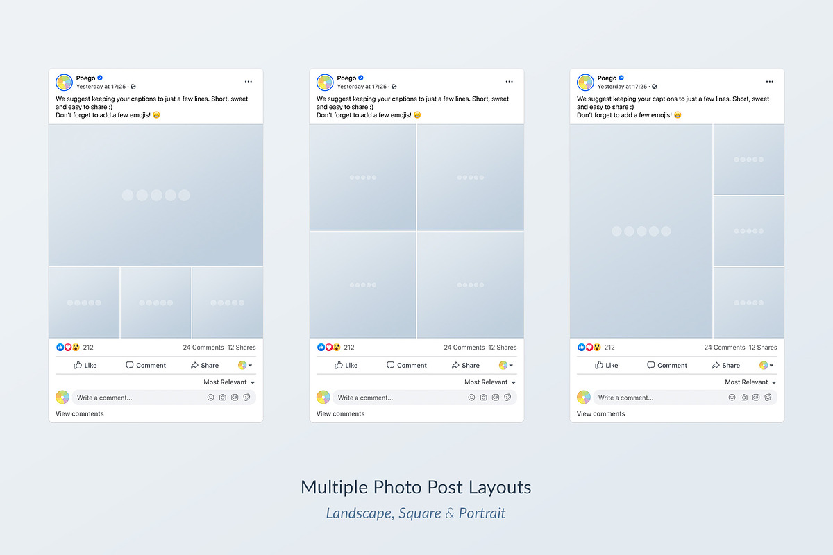 Facebook Social Media Mockups Pack, a Social Media Template by Poego Social (Photo 7 of 11)
