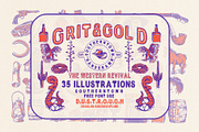 Wild West 35 icons Illustration Pack, an Object Illustration by Southerntown (Thumbnail 1 of 3)