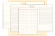 Simple and Minimal Printable Notes, a Stationery Template by CreativeBundlex (Thumbnail 2 of 10)
