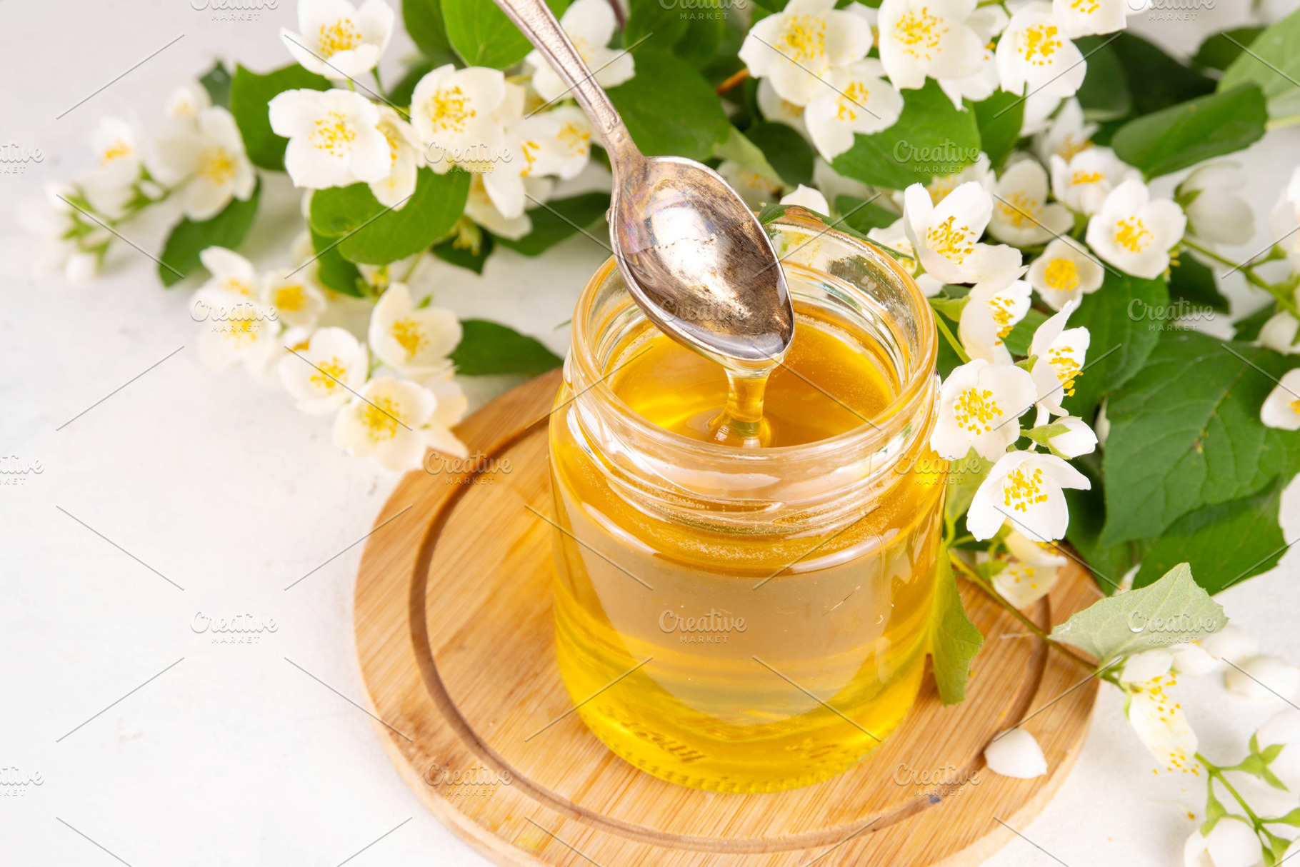 Homemade jasmine flower jam, a Food & Drink Photo by Rimma