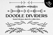 Doodle Dividers, Line Borders Bundle, an Object Graphic by Artalia (Thumbnail 1 of 3)