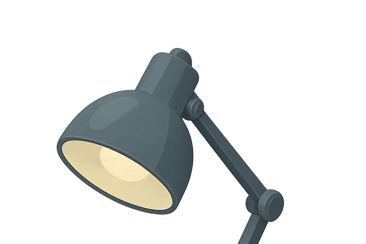 Desk lamp isolated on transparent ba, an Illustration by Dvoevnore photos
