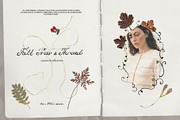Fall Press & Thread - Collage Kit, an Object Graphic by Watercolor_Ma (Thumbnail 1 of 10)