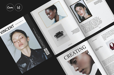 VINCENT / Magazine Brochure Template, a Brochure Template by Studio Dara
