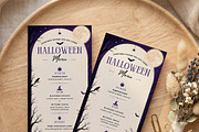Elegant Halloween Menu Template, an Invitation Template by Arslan (Thumbnail 2 of 5)