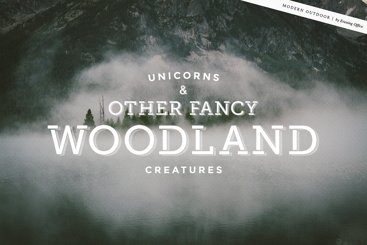 Modern Outdoor | Font preview 3