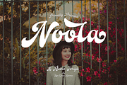 Noola Retro Font, a Script Font by TypeClassHeroes (Thumbnail 1 of 15)