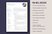 Simple Resume Template for Word | CV, a Resume Template by aivos (Thumbnail 6 of 7)