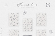 Summer botanical line art, a Decorative Illustration by Summer Nightingale Art (Thumbnail 11 of 12)