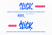 Slick SVG Brush Font + Extras, a Handwritten Font by The Paper Town (Thumbnail 7 of 14)
