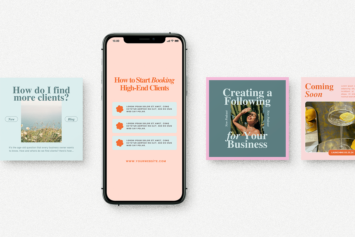 Colorful Social Media Templates, a Social Media Template by Brand & Bloom (Photo 12 of 12)