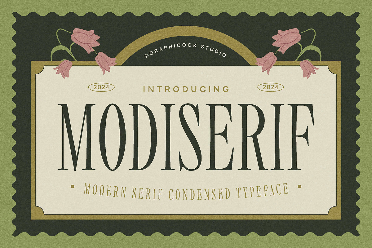Modiserif, a Serif Font by graphicook (Photo 1 of 10)