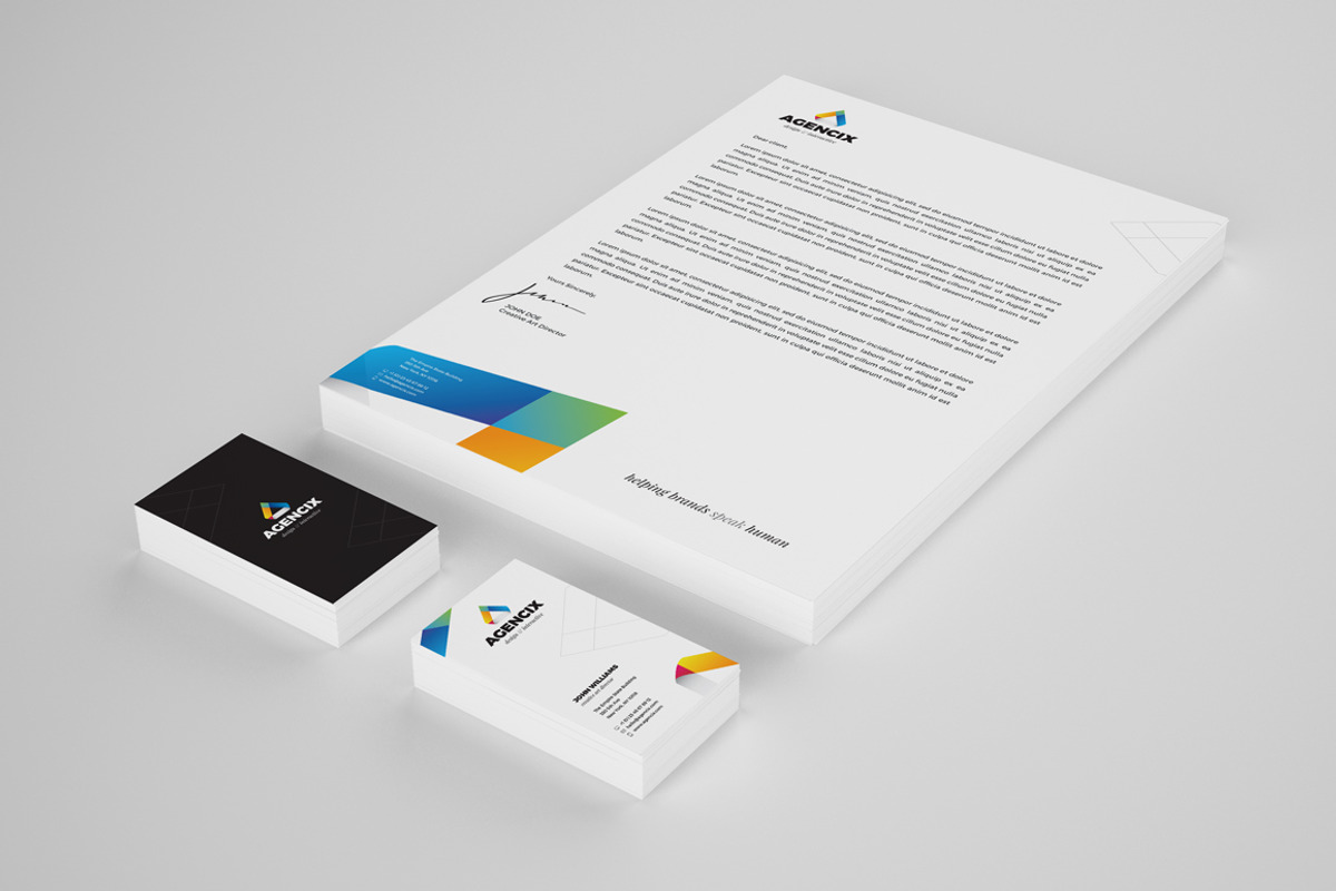 RW Clean Modern Corporate Identity, a Stationery Template by Reclameworks (Photo 4 of 5)