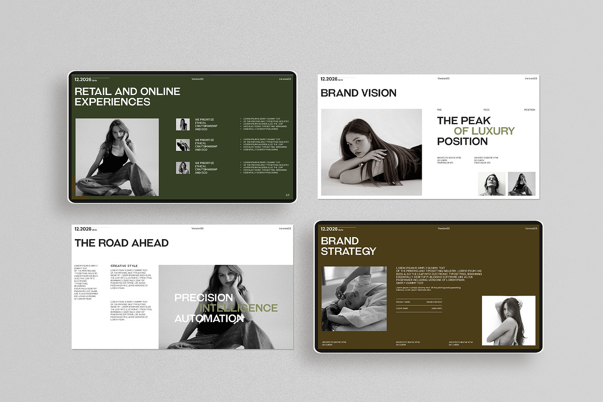 Brand Strategy Presentation Template, a Presentation Template by Dream-Lab (Photo 4 of 8)