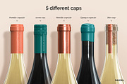 The Wine Creator - Burgundy bottle, a Packaging Mockup by Mocku (Thumbnail 5 of 14)