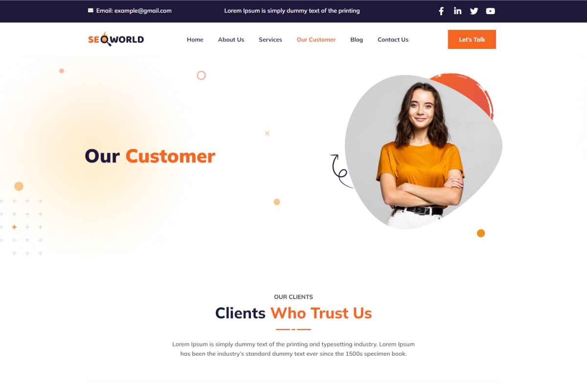 SEO World Elementor Kit, a WordPress Template by Techeshta Solutions (Photo 5 of 6)
