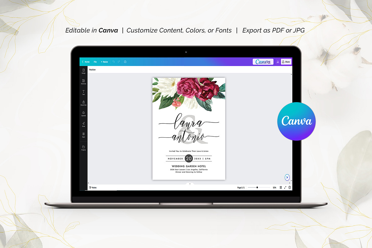 Wedding Invitation Template preview 6