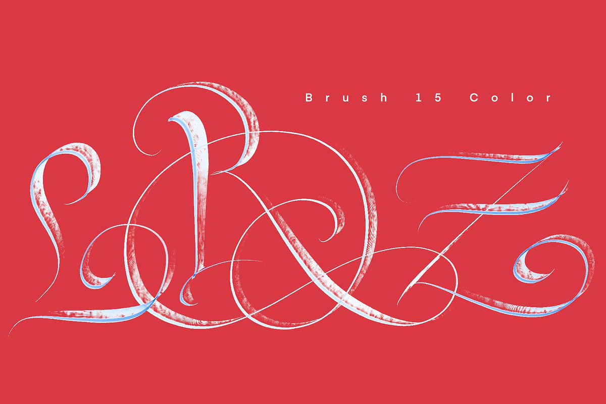 CalligraphyMasters Procreate Brushes, a Brush Add-On by the Fontmaker (Photo 15 of 38)