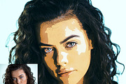 Oil Pop Art Photoshop Action, an Action Add-On by Studio Retouch (Thumbnail 4 of 9)